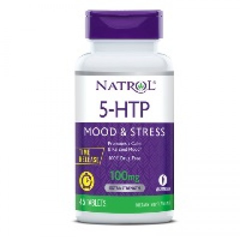 NATROL 5-HTP HUMOR & STRESS T/R 100MG  45 TABLETAS