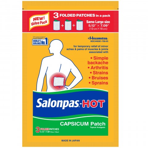 SALONPAS HOT 3 PARCHES