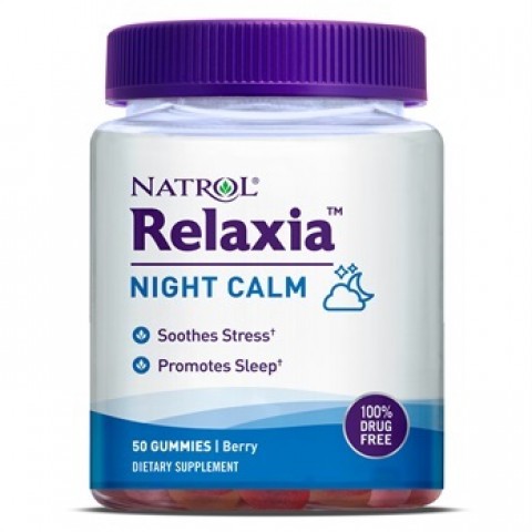 NATROL RELAXIA NIGHT CALM 50 GUMMIES BERRY