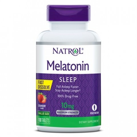 NATROL MELATONIN SLEEP F/D 10MG 100TAB FRESA