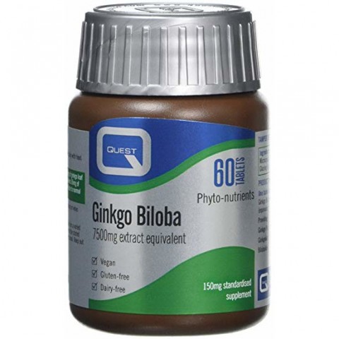 QUEST GINKGO BILOBA EXTRACT 150MG 60TAB